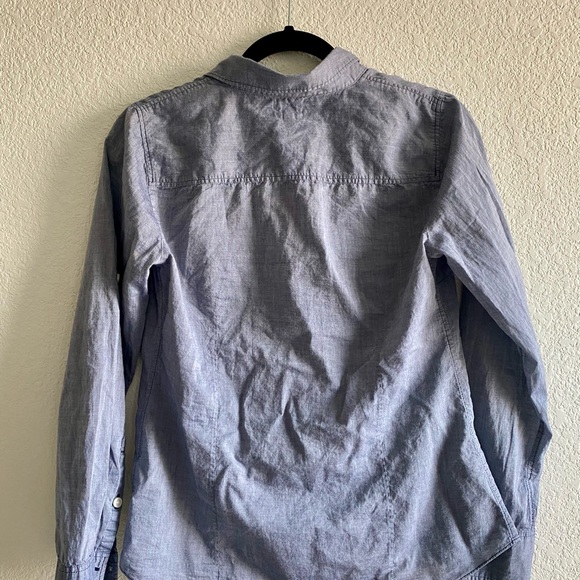 J CREW Womens SZ SMALL Blue Shirt - Picture 5 of 8